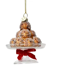 Christmas Decorations Christbaumschmuck Glas Pralinen auf Tortenständer Weihnachtsbaumanhänger