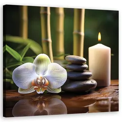 WANDBILD zen komposition
