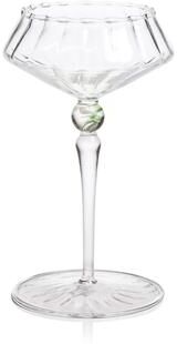 Zodax Ondine 4-Piece Set Fluted Coupe Glasses