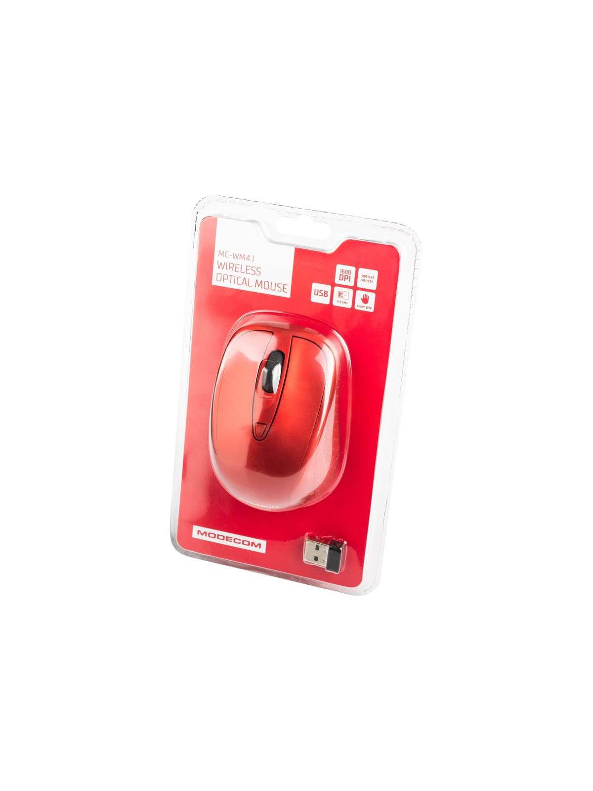 MODECOM MC-WM4.1 - Maus (Rot)