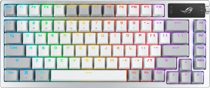 ASUS ROG AZOTH Moonlight White (ROG NX Snow / PBT) - US