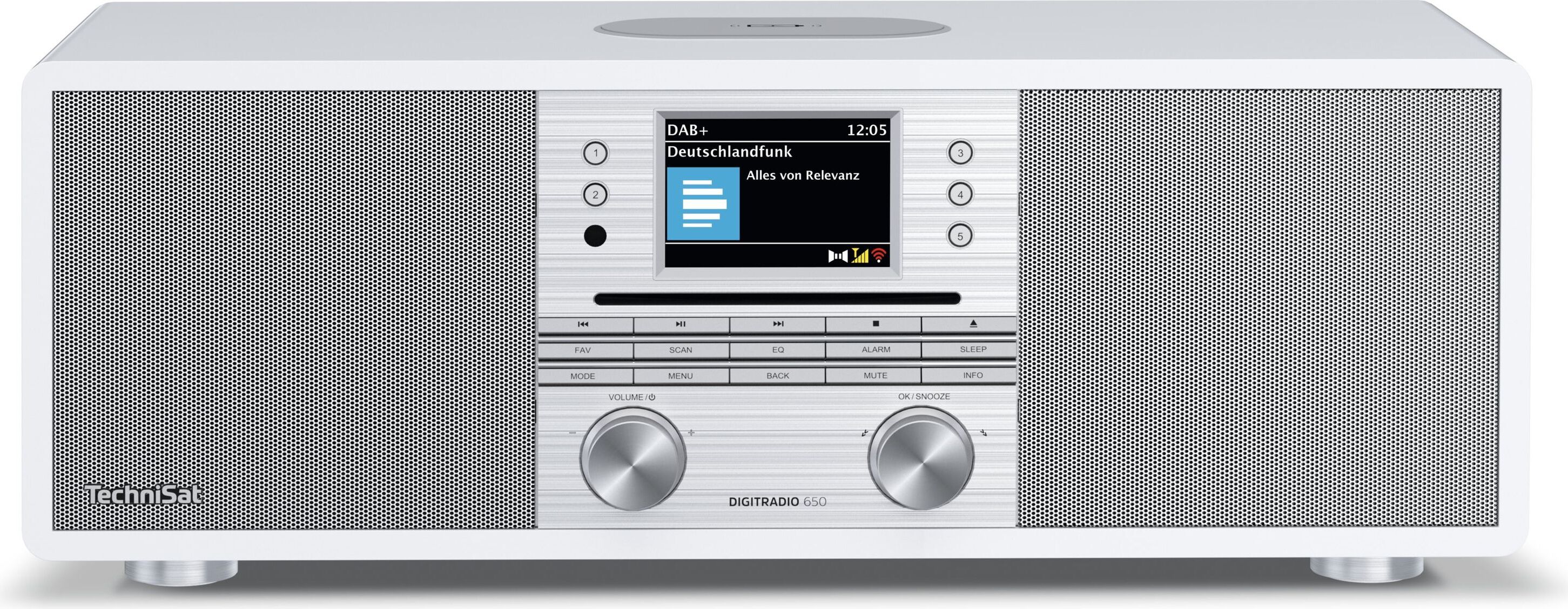 TechniSat DIGITRADIO 650 - Internetradio mit DAB+/UKW/CD-Player/Bluetooth/Wireless Charging