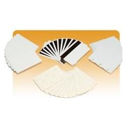 Zebra weisse PVC-Karten 30 mil 3-Up Breakaway-Schlüsselanhänger (500 Karten) (104523-020)