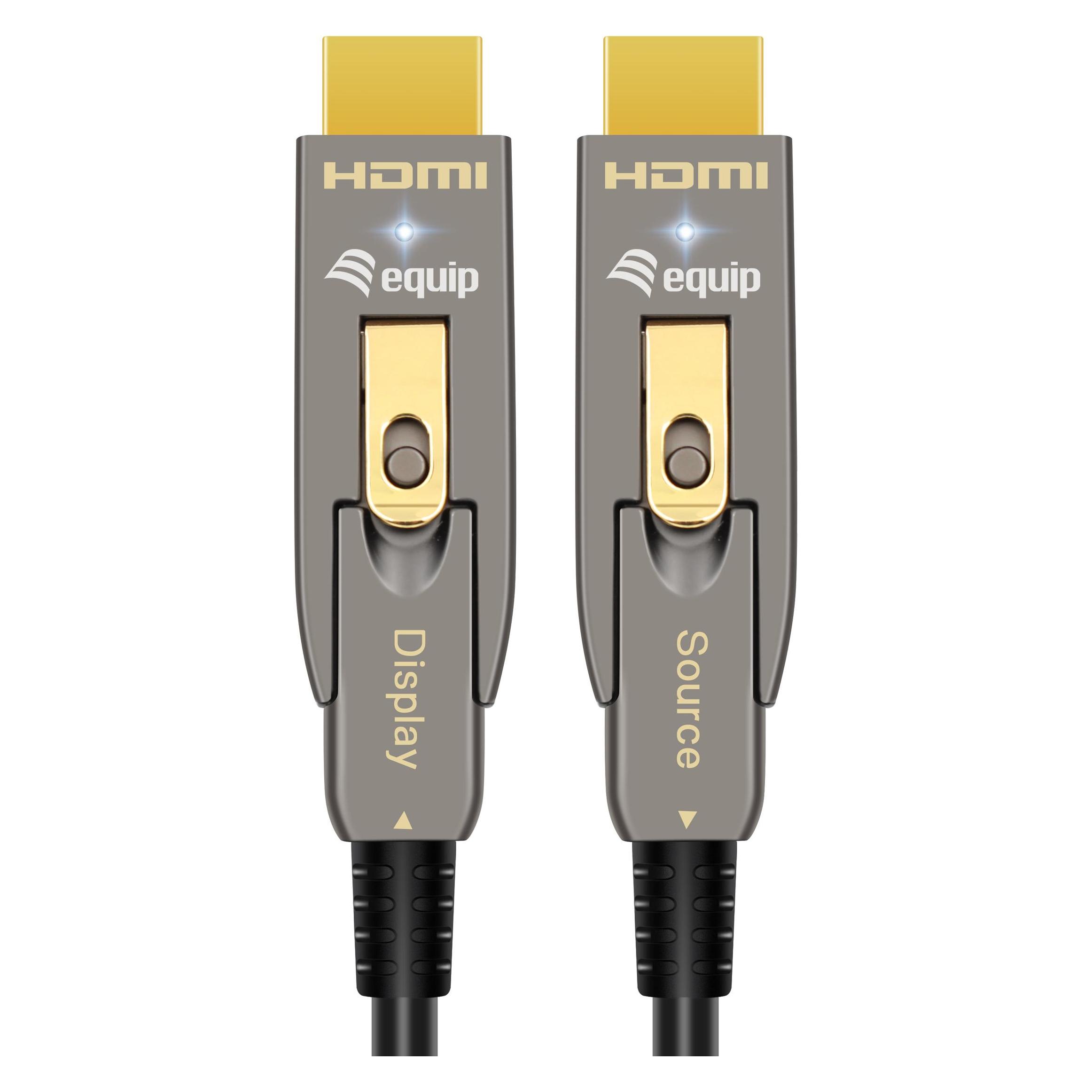 equip HDMI HS Ethernet 2.1 D-A D-AOC 8K/60Hz 20.00m grau (20 m) (119473)