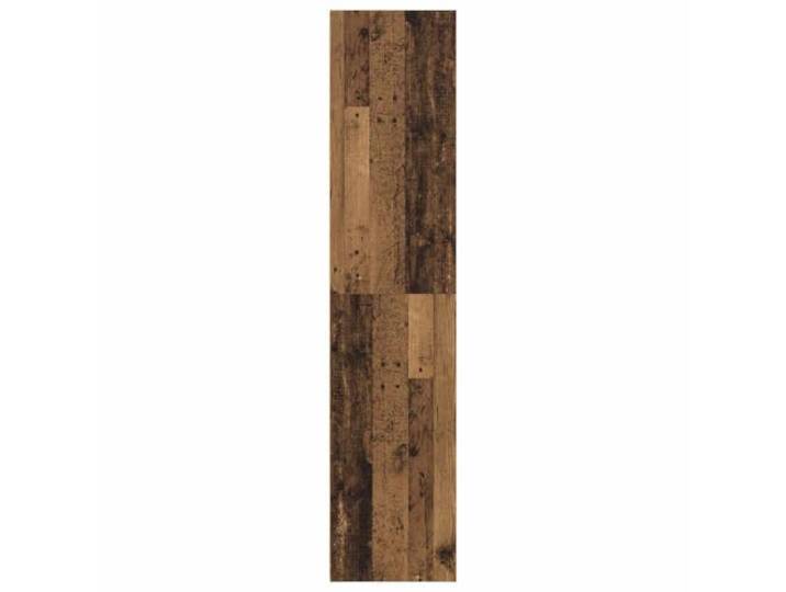 KTHLBRH Anrichte aus antikem Holz, 5 Einlegeböden, 30 x 41 x 185 cm Holztechnik, einfache Montage, Pflege mit feuchtem Tuch, für Wohnzimmer und Büro