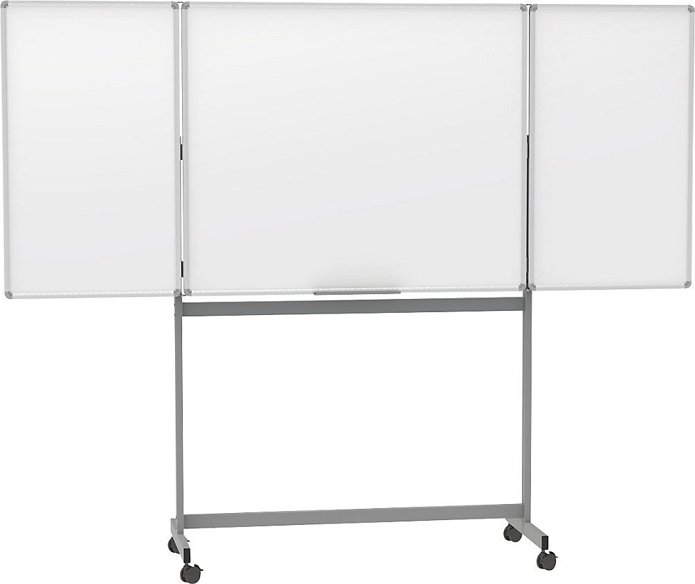Mobile Klapptafel MAULstandard, magnethaftend, kunststoffbeschichtet, Tafel-BxH 1200 x 1000 mm MAUL