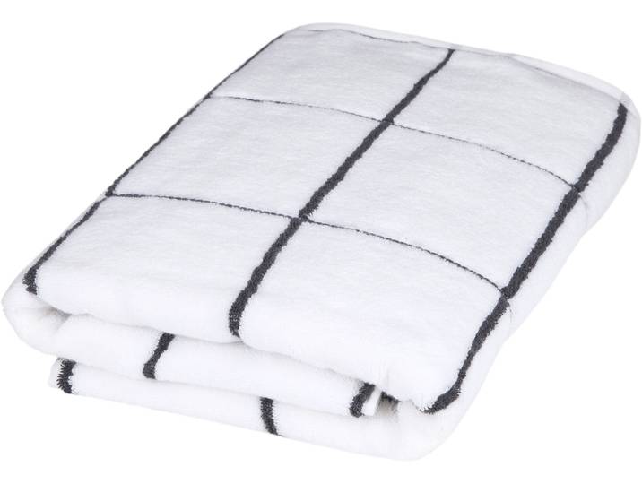 Duschtuch ROSS Überkaro 9032 , weiss (weiß), B:75cm L:140cm, Frottier, Baumwolle, Handtücher, Duschtuch, 100% Baumwolle, kariert, in modischen Karo Farben