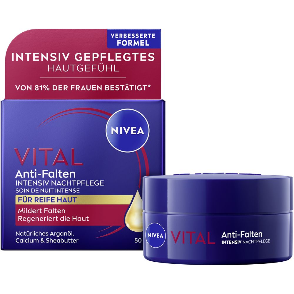 Nivea Visage Vital aufbauende Nachtpflege 50 ml Nachtcreme