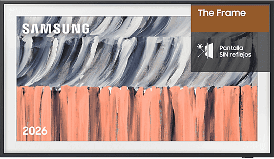 TV QLED 43" - Samsung The Frame TQ43LS03HEUXXC, 4K, NQ4 AI Gen2 Processor, Smart TV, Tecnología Sin Reflejos, Full AI, Negro