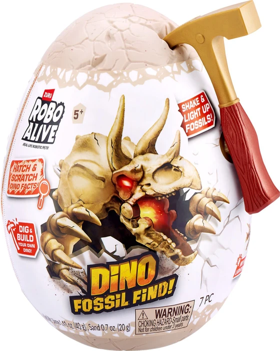 ZURU Robo Alive Mini Dino Fossil Find (sortierter Artikel, eine Figur)