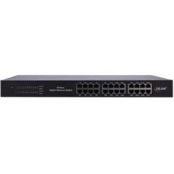 InLine Gigabit Netzwerk Switch 24-Port (24 Ports), Netzwerk Switch, Schwarz