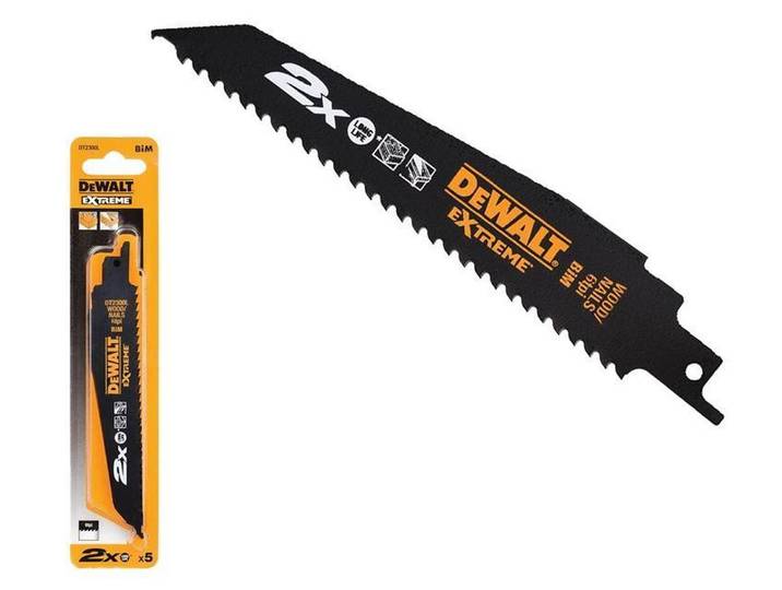 DEWALT Saebelsaegeblatt BIM Holz 305mm 5Stk