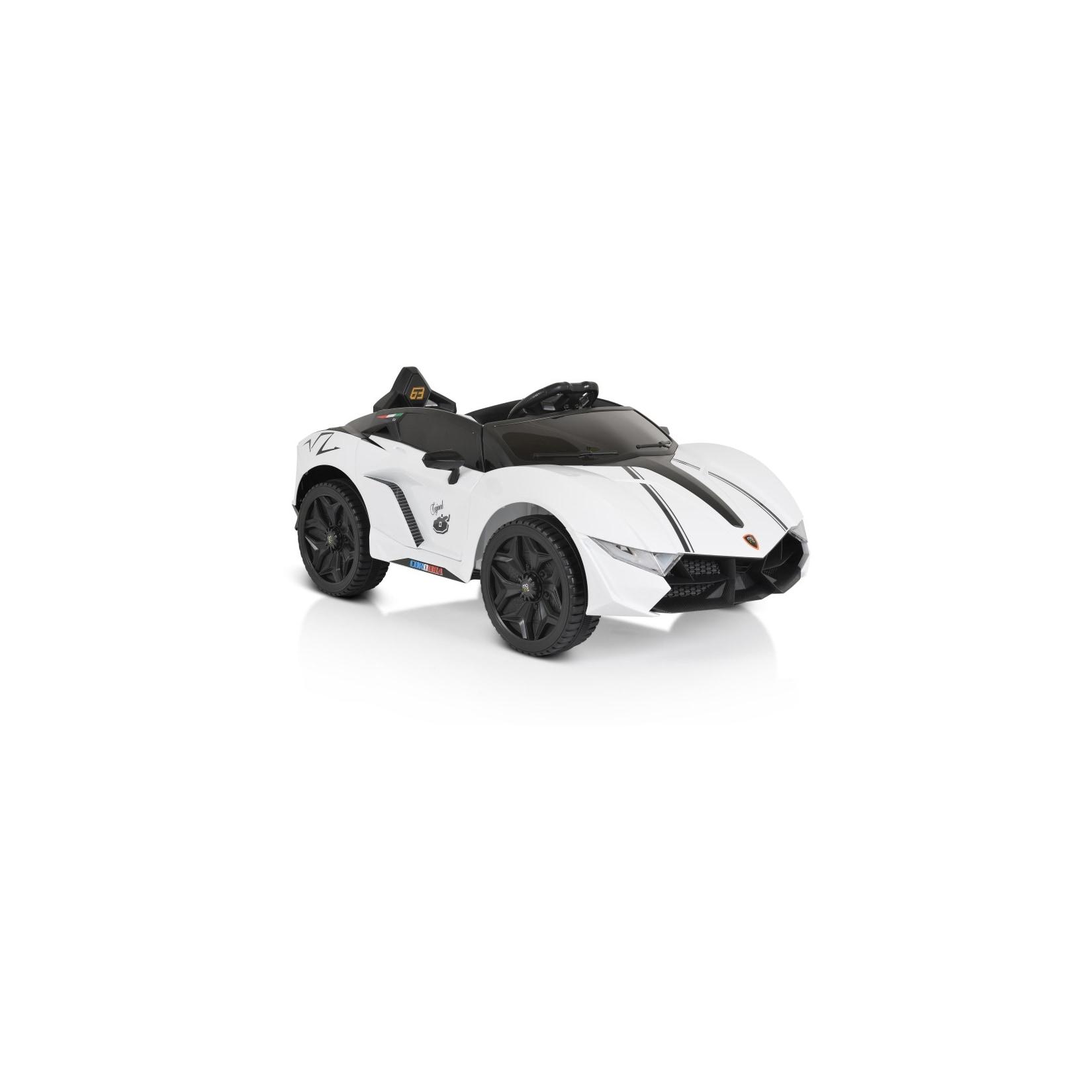 Moni Kinder Elektroauto Cordoba, MP3-Anschluss, Fernbedienung, Gurt, Bluetooth weiß