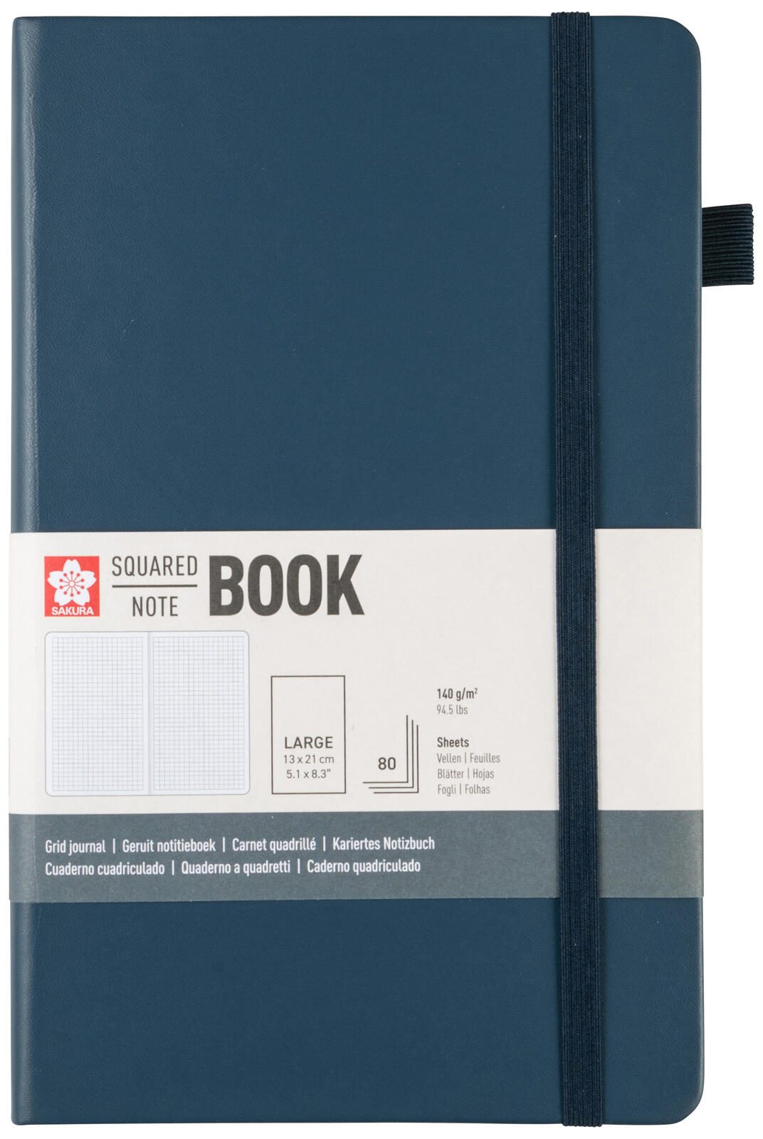 Sakura Notizbuch, kariert, 160 Seiten, ca. DIN A5 94156803