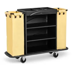 Royal Catering Helloshop26 - Hotel-Servicewagen 150 kg Tragkraft mit 2 professionellen Wäschesäcken 14_0005053
