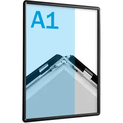Klapprahmen A1 Standard Rondo | schwarz | 25 mm, Aluminium