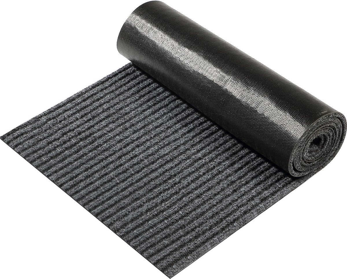 Allecto Grote Waterdichte Buitenmat - Antislip Deurmat - Grijs