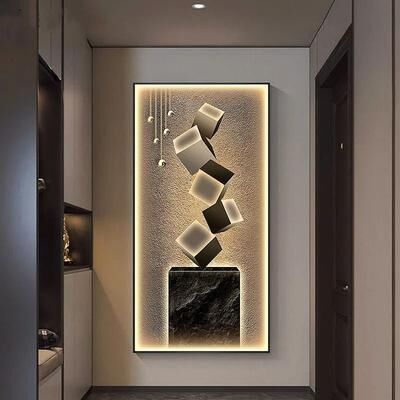 Uplift Essentials Modern Creative Mural Wall Lamp Artistic LED Decoration For Living Room & Staircase style A s