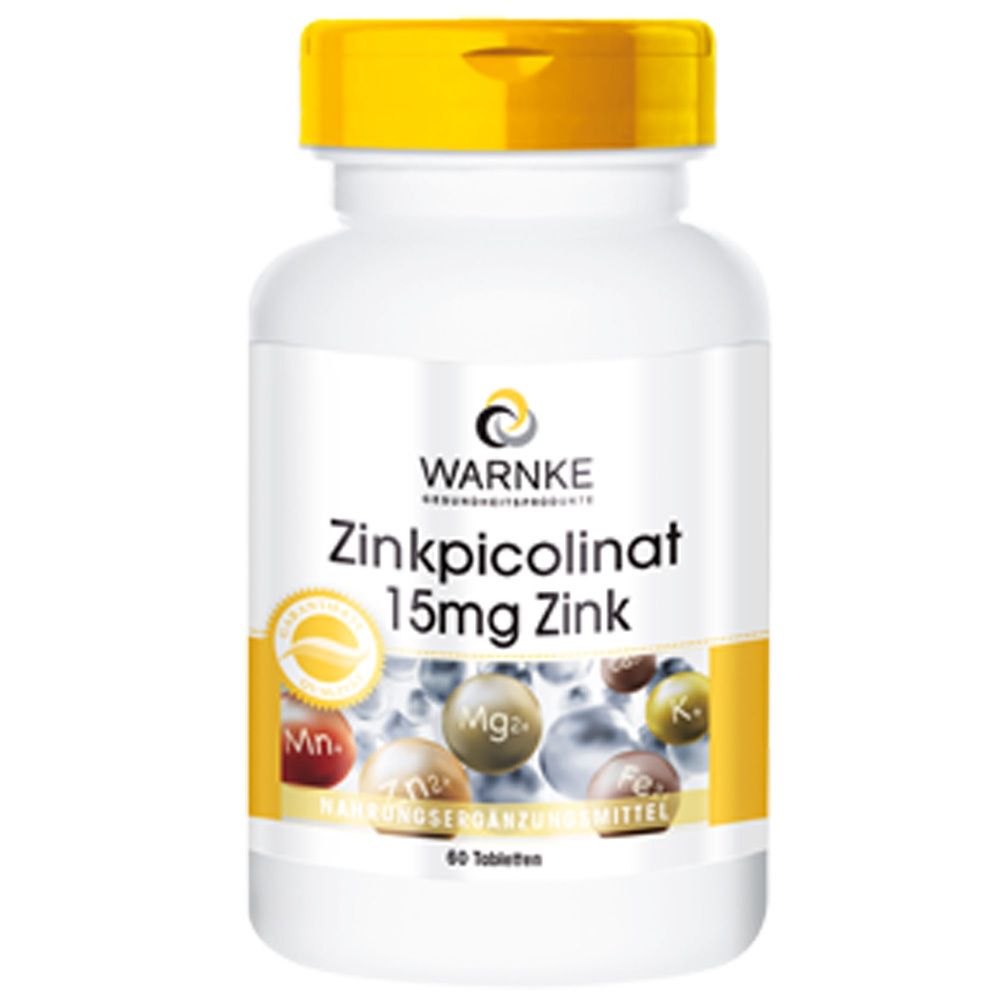 Zinkpicolinat 15 mg Zink Tabletten 60 St Compretten