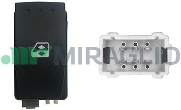 Miraglio Schalter, Fensterheber 121/rni76004 Hinten Links Für Renault