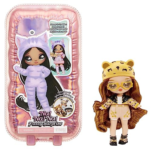 Na! Na! Na! Surprise Fuzzy Surprise Series 1 - Jennel Jaguar - 18 cm Poseerbare Modepop
