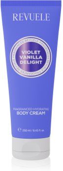 Revuele Violet Vanilla Delight Fragranced Hydrating Body Cream creme corporal hidratante para mulheres 250 ml. Violet Vanilla Delight Fragranced Hydrating Body Cream