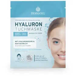 DERMASEL HYALURON TUCHMASKE 1 St Gesichtsmaske