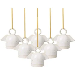 Like. by Villeroy & Boch, Christbaumschmuck, Winter Glow Ornamente Engel (6x)