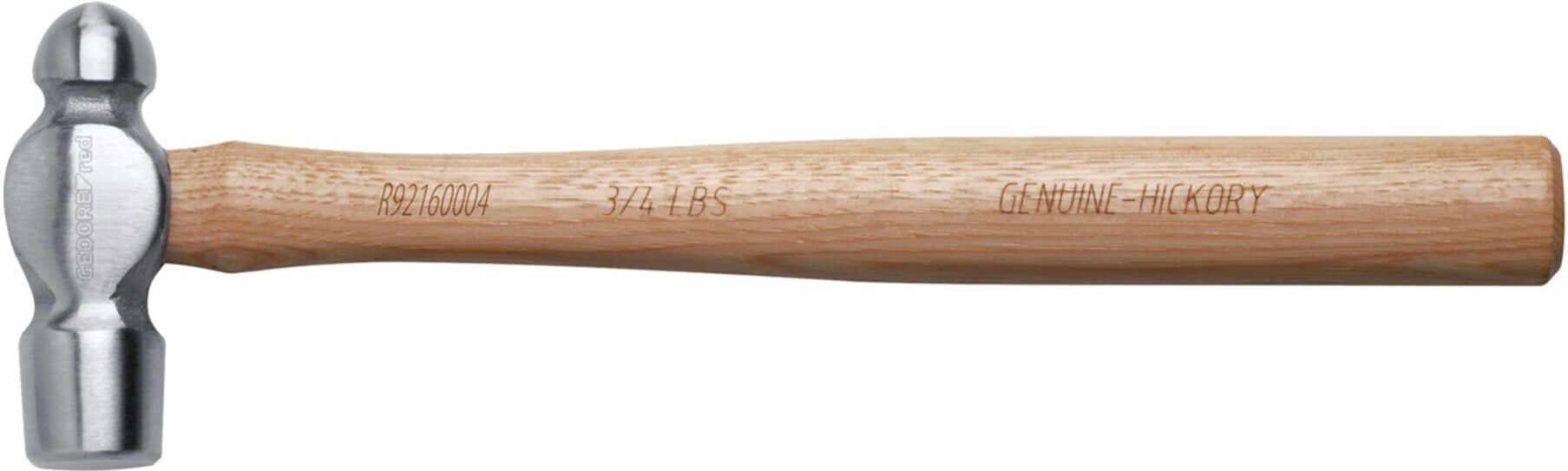 Gedore R92160004 Schlosserhammer Engl. 3/4lbs Hickory ; Gedore Red (3300768)