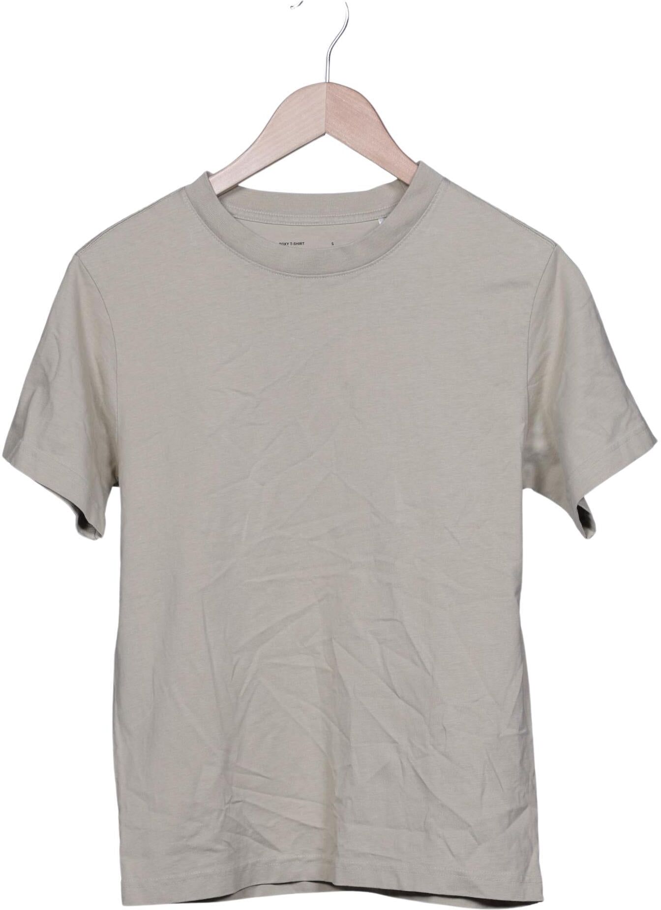 Weekday Herren T-Shirt, Beige, Gr. S, Baumwolle - Second Hand