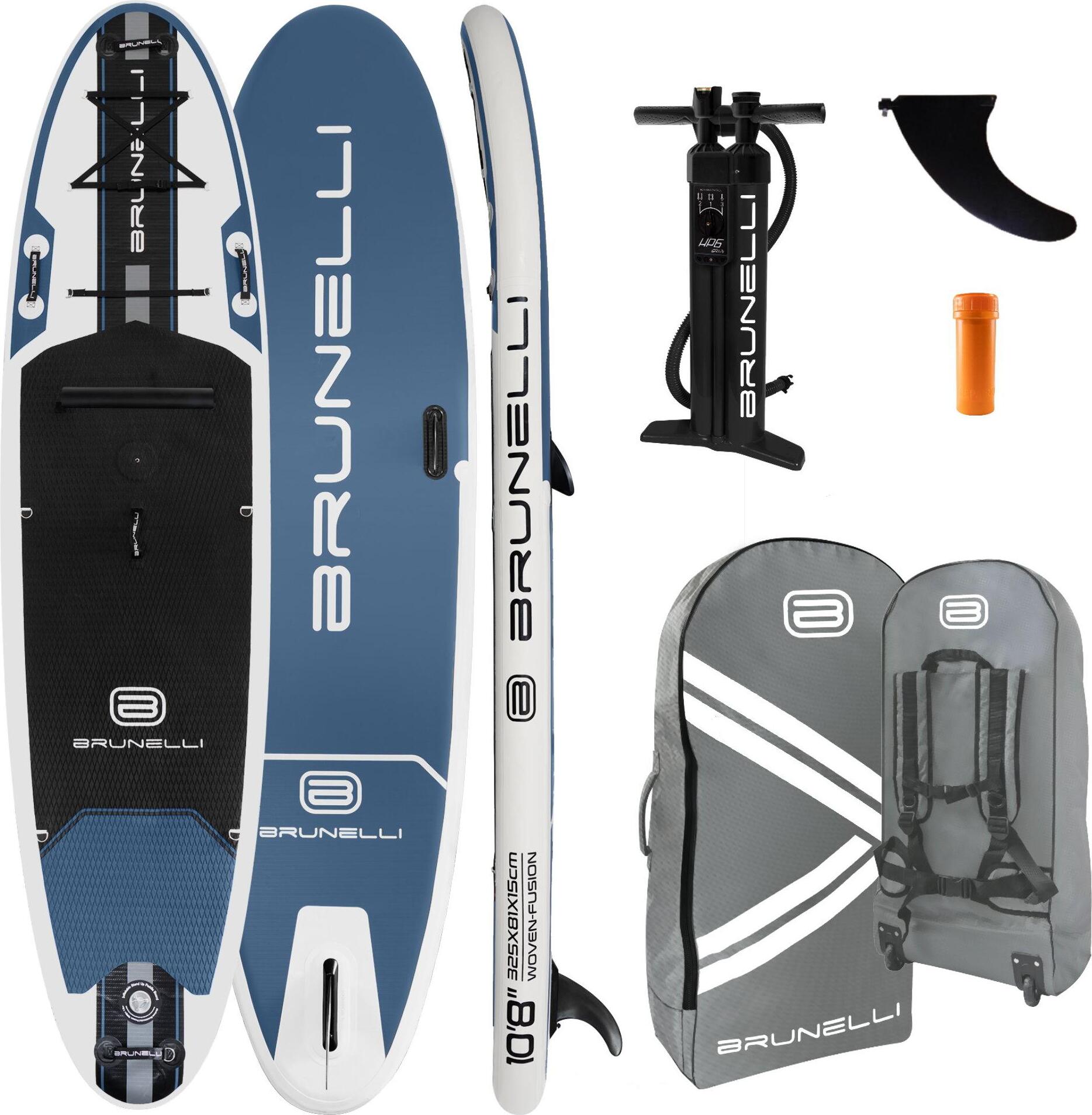 BRUNELLI 10.8 Windsurf Woven X Fusion Double Layer iSUP Board aufblasbar Stand Up Board