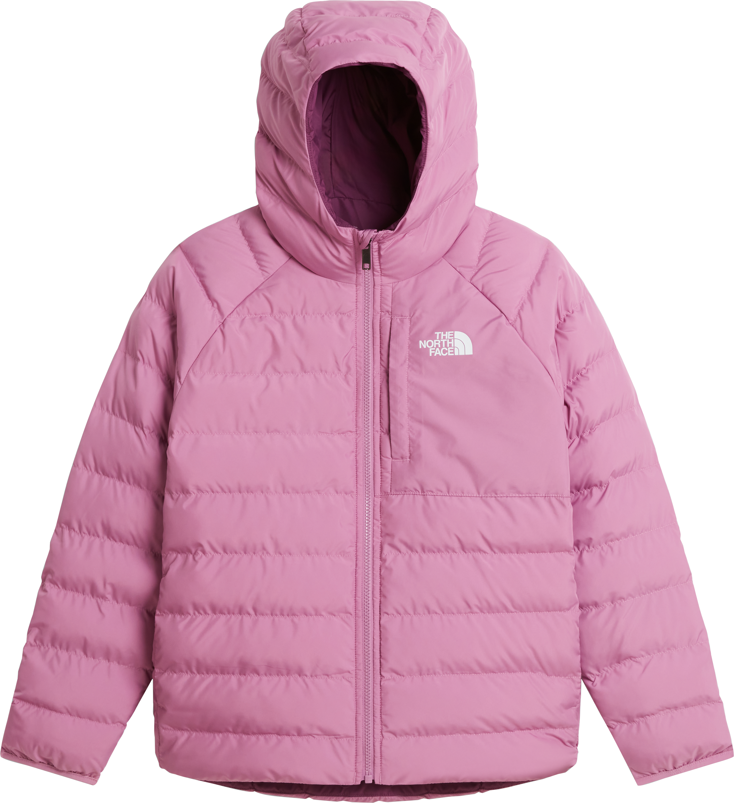 The North Face Girls' Reversible Perrito Hooded Jacket Hushed Lavender XL