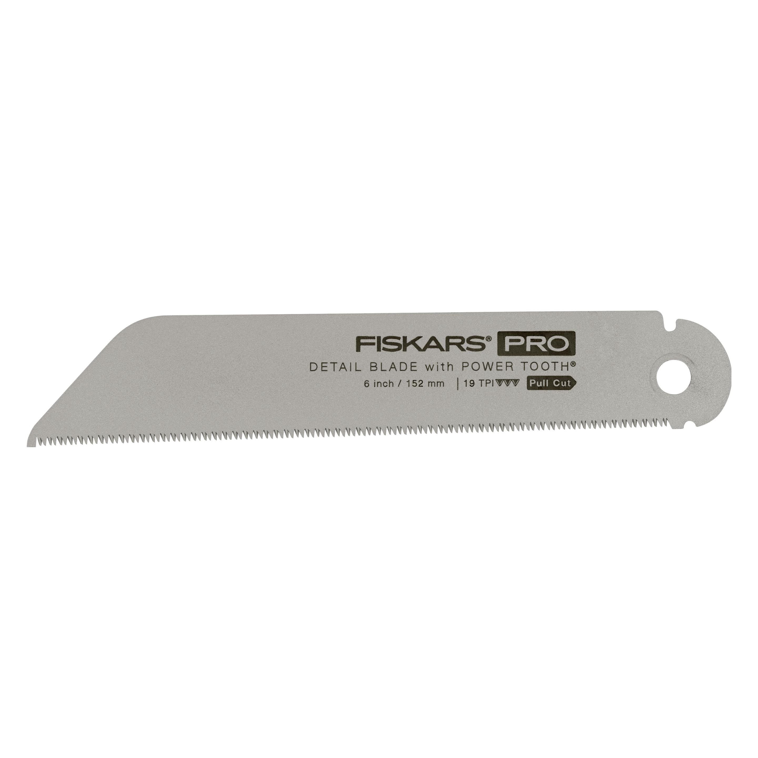 Fiskars Original Pro Ersatzblatt für klappbare PowerTooth-Zugsäge (1062932), Sägeblattlänge: 15 cm (1062942)