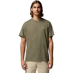 COLUMBIA Herren Shirt CSC Outdoor Back Graphic Tee, Größe XL in Grün Grün
