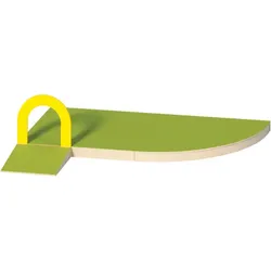 Podestanlage 6, 3teilig, mit Bogendurchgang und Linoleum-Deckplatten