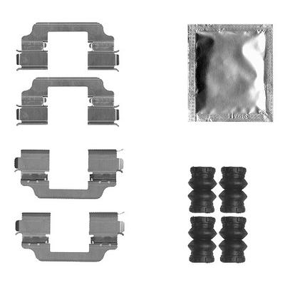 Hella Zubehörsatz, Scheibenbremsbelag [Hersteller-Nr. 8DZ355206-621] für Ford