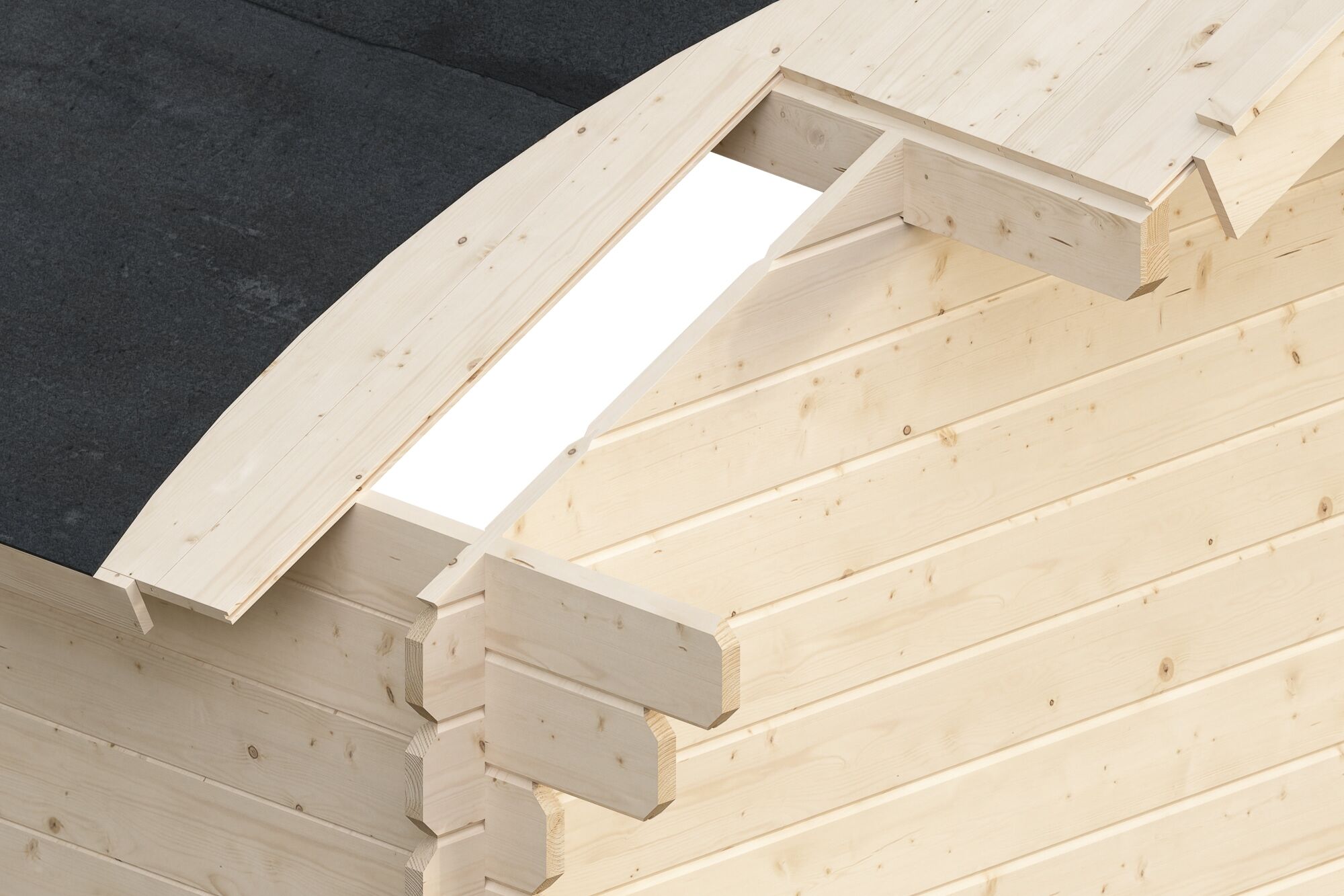 Gartenhaus SKANHOLZ "Porto 3", beige (natur), Fußboden im Gartenhaus, Holzwerkstoff, Gartenhäuser, Gartenhaus