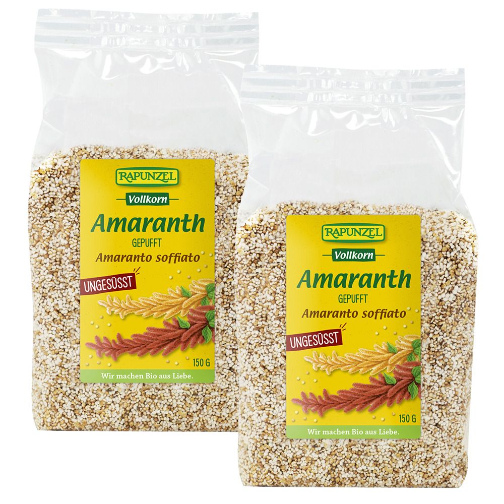 Rapunzel Bio Amaranth gepufft 2x150 g Kerne