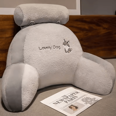 Uplift Curations CloudRest Support Backrest Pillow Plush Bed & Sofa Waist Protection Cushion dog 23.6 17.7 7.9 In