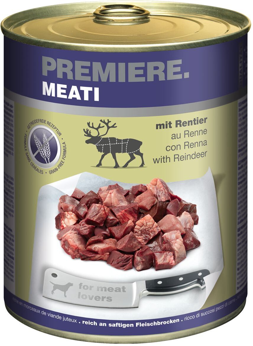 Premiere Meati Dog Lattina 800G RENNA