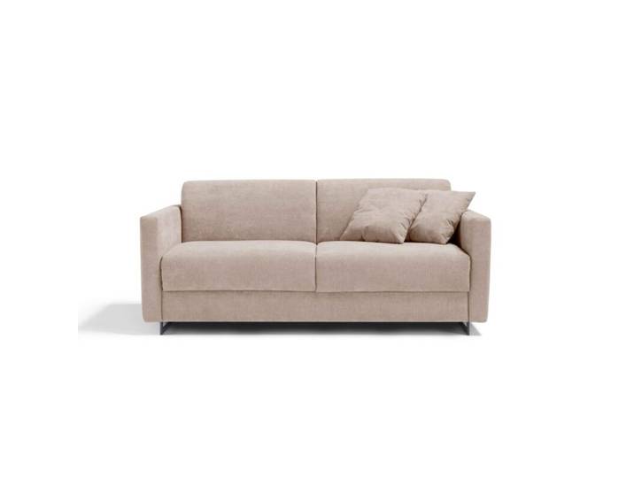 Dixx Divani Tokyo Schlafsofa mit abnehmbarem Bezug - bei 30°C waschbar - Gemini 020 natur Komfortable Schlaffunktion, mit Matratze, ideal für Gäste, alle Bezüge abnehmbar, in zeitlosem Design Schlaffunktion Zeitlos