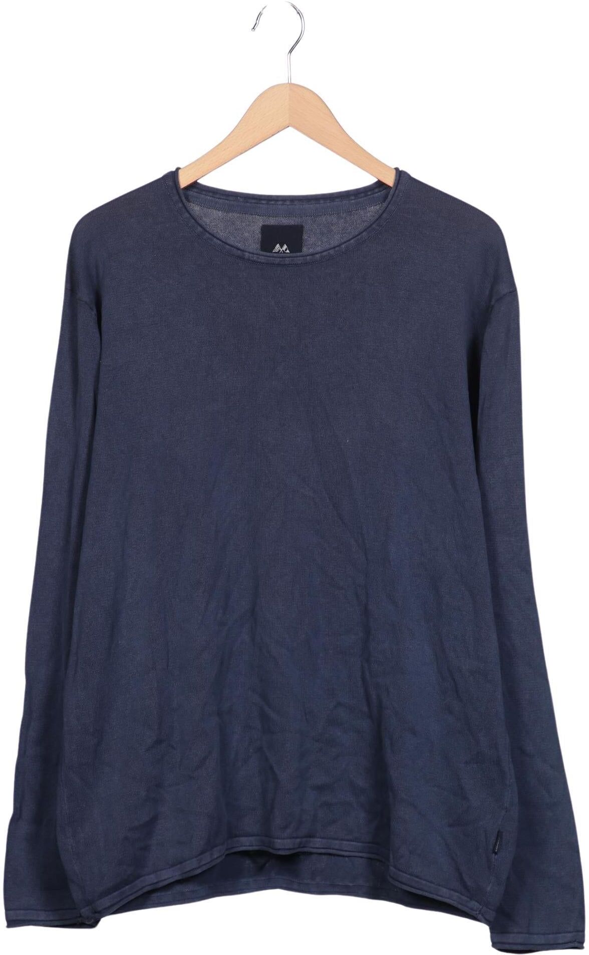 Lindbergh Herren Pullover, Marineblau, Gr. XL, Baumwolle - Second Hand