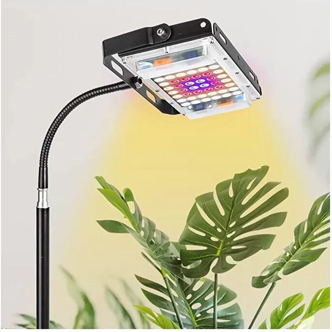 INF Lampe LED sur pied pour plantes de 1,6 m avec minuterie et variateur