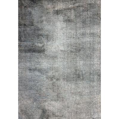 Hochflor-Teppich KAYOOM "Luxe 525", grau (wallnuß), B:120cm H:45mm L:170cm, Polyester, Teppiche, Hochflor, Kaninchenfell Haptik, Schlafzimmer
