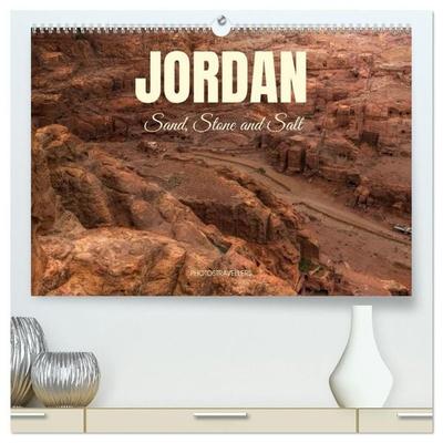 Jordan Sand, Stone and Salt (High Quality Premium Wall Calendar 2027 DIN A2 landscape),CALVENDO 12 Month Wall Calendar