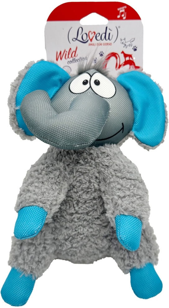 LOVEDI Lovedì Gioco Cane Peluche Wild Elefante 1PZ