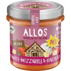 Allos Gemüse Käse Aufstrich Tomate-Mozzarella-Hartkäse bio