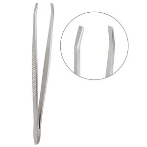 WUNDmed Pinzette 06-017, Länge 8,9 cm, Edelstahl poliert, gerade Spitze, für Augenbrauen und Splitter
