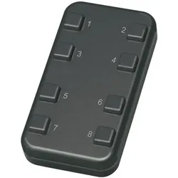 Eltako FMH8-ag Funk-Minihandsender (Radio Frequency (RF)), Fernbedienung, Grau