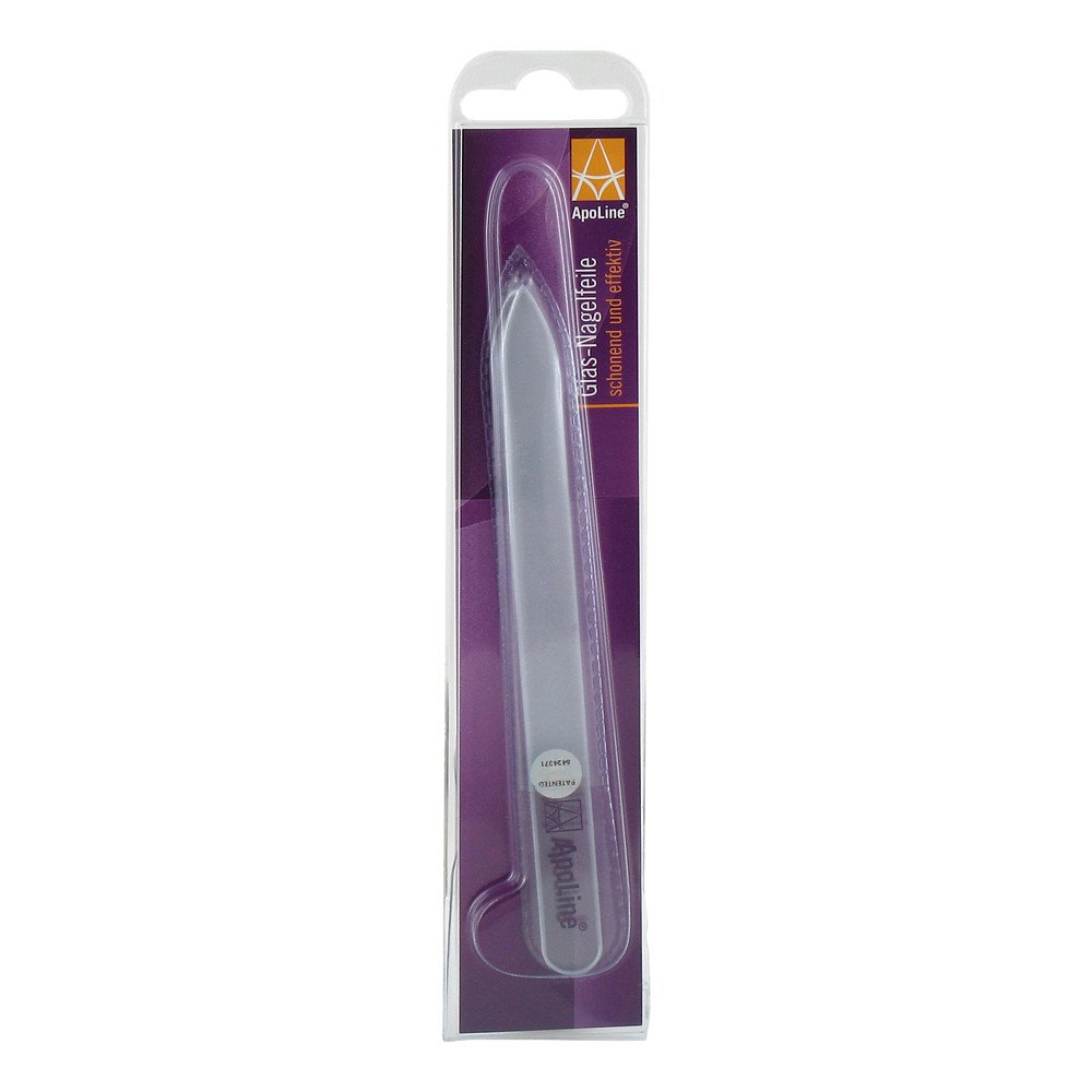 WEPA Apothekenbedarf GmbH & Co KG Apoline Nagelfeile Glas 14 cm transparent 00149676